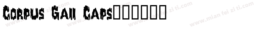 Corpus Gaii Caps字体转换